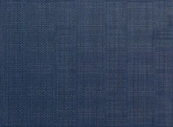 Set de table bleu en PVC tissé Canna - 33 x 45 cm