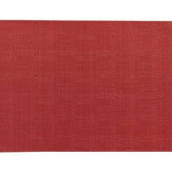 Set de table Canna coloris rouge en polyester - 33 x 45 cm