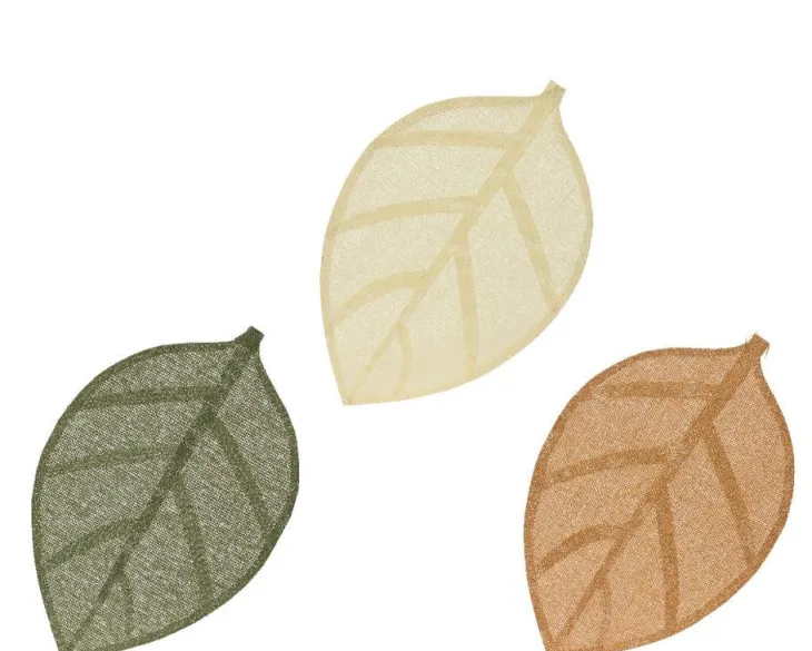 Set de table coloris marron en papier - 46,5 x 30 cm