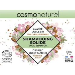 Shampoing solide pour cuir chevelu sensible amande douce Cosmo Naturel - 85 g