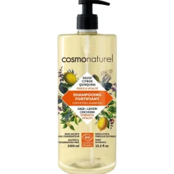 Shampooing fortifiant sauge citron quinquina Cosmo Naturel - 1 L
