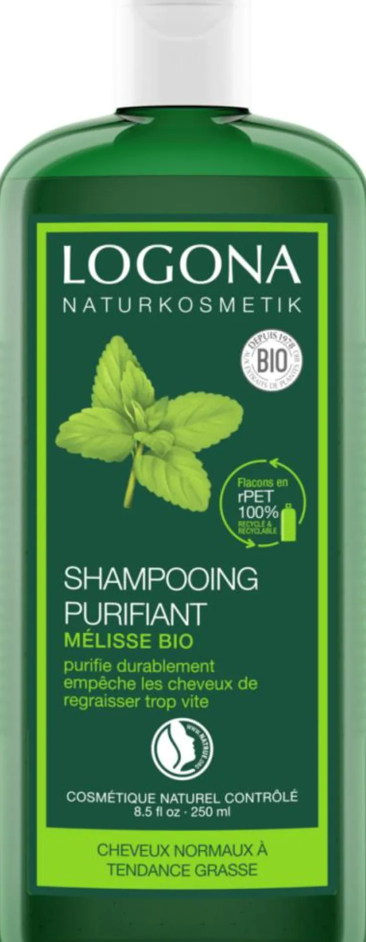 Shampooing purifiant bio à la mélisse Logona - 250 ml