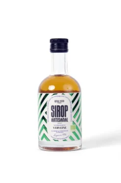 Sirop artisanal Bio à la verveine Quai Sud - Bouteille de 35 cl
