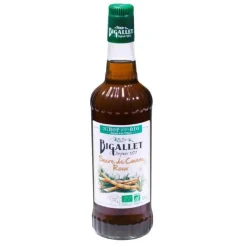 Sirop de sucre de canne roux bio en bouteille de 70 cl
