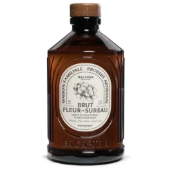 Sirop saveur fleur de sureau brut bio Bacanha - 400 ml