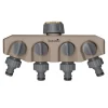 Sélecteur 4 sorties filetées avec nez de robinet