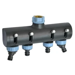 Sélecteur 4 voies avec nez de robinet botanic® - Ø 20 x 27 mm