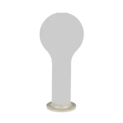 Socle aimanté en aluminium Fermob pour lampe Aplö coloris gris argile - Ø 8 cm