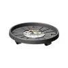 Soucoupe à roulettes couleur anthracite - Ø 39.5x5.1 cm