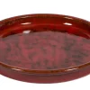 Soucoupe en grès émaillé rouge Passion for Pottery Shanghaï - Ø 35 cm