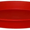 Soucoupe en plastique recyclé rouge rubis Cocoripot - Ø 20 cm