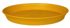 Soucoupe en plastique recyclé jaune pollen Cocoripot - Ø 30 cm