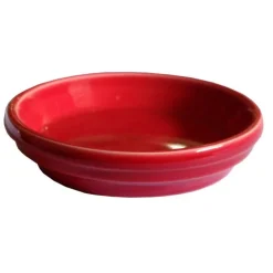 Soucoupe pot horticole rouge Ø 12 x H2,5 cm
