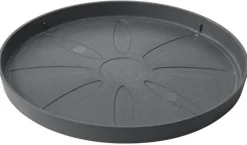 Soucoupe pour pot de fleurs Origin coloris noir Deroma - Ø 32 cm x 2,9 cm