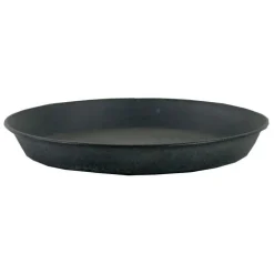 Soucoupe pour pot Reb Anthracite Mat - Ø 24 cm x H3 cm
