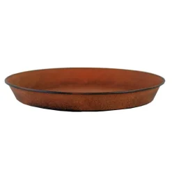Soucoupe pour pot Reb Brun antique - Ø 26,5 cm x H3,5 cm