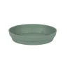 Soucoupe ronde en polypropylène vert laurier Eda Toscane - Ø 15 cm