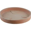 Soucoupe ronde en terre cuite Anticomestiere - Ø 36,7 cm