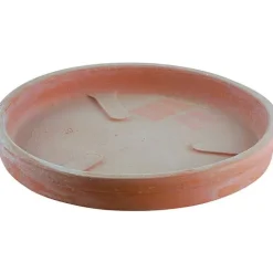 Soucoupe ronde en terre cuite Anticomestiere - Ø 25 cm