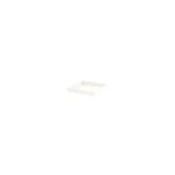Soucoupe Toscane carree Blanc L26,7x l26,7x H3 cm