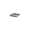 Soucoupe Toscane carree Taupe L32,6x l32,6x H4 cm