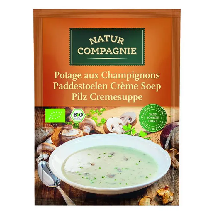 Soupe aux champignons en sachet de 50 cl