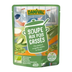 Soupe bio de pois cassés 50 cl