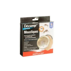 Spirales anti-moustiques avec soucoupe à cendres x 10