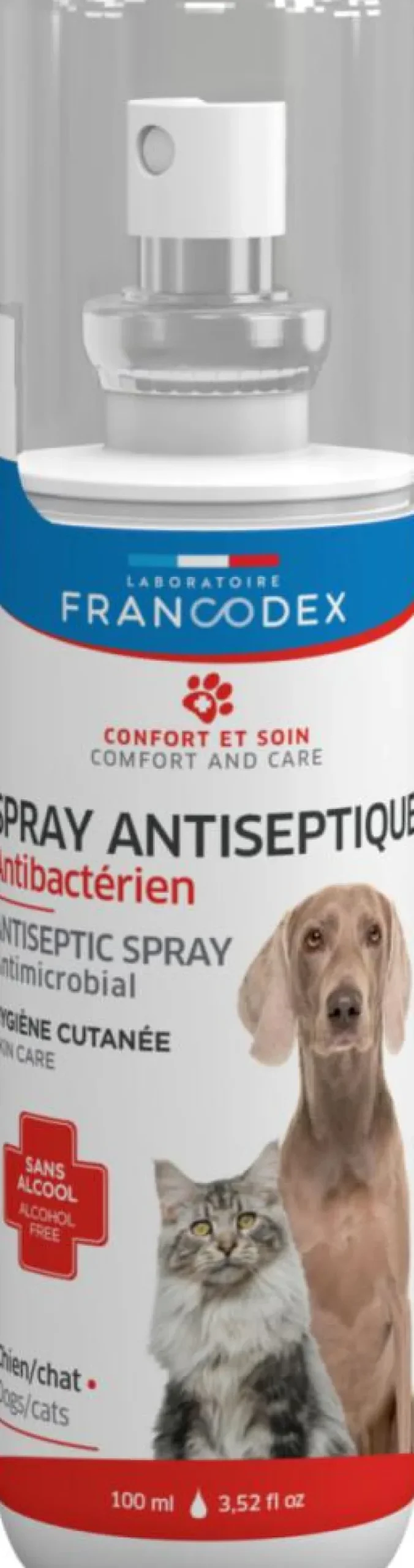 Spray antiseptique pour chien et chat Francodex – 100 ml