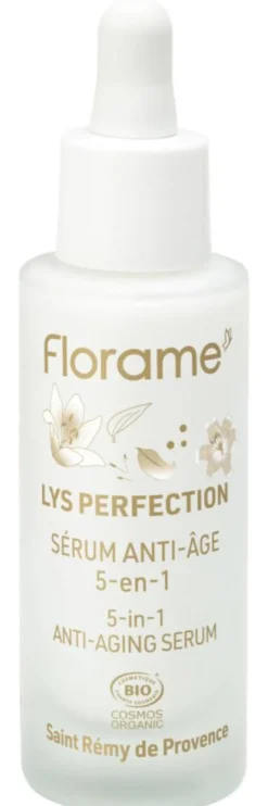 Sérum anti-âge 3 en 1 Florame gamme Lys perfection - 30 ml