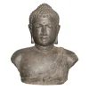 Statue de jardin buste Bouddha H 31 cm