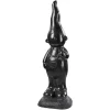 Statue en béton ciré anthracite Hairie Grandon Lutin garçon petit modèle - 54 cm
