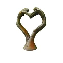 Statue en pierre reconstituée Tristan & Yseult - 38 x 75 x 102 cm