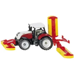 Steyr avec combinaison de faucheuses Pöttinger Siku - echelle 1/64e