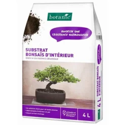 Substrat bonsaï d'intérieur botanic® - 4 L