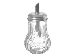 Sucrier en verre et inox Twist - 25 cl