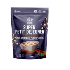 Super pétit dejeuner bio framboise, beurre de cacahuete Iswari - 360 g
