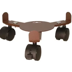 Support 3 roulettes extensible fer vieilli 27 à 37 cm