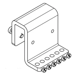 Support 6 tuyaux Ø 6mm maxi - AQUA MEDIC 6-Tubes