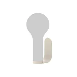 Support applique murale en aluminium pour lampe Aplô Fermob coloris gris argile - 12 x 5 cm