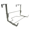 Support balconnière universel ergonomique en métal gris souris 35 cm