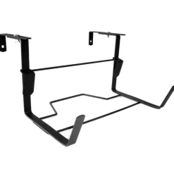 Support de jardinière universel réglable en métal gris martelé 35 cm