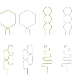 Support de plante d’intérieur à forme géométrique - 26,8 x 41,2