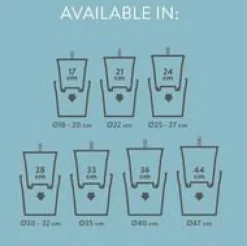 Système d’auto-arrosage en polypropylène noir Elho Self Watering insert - 33 cm