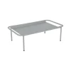 Table basse déportée Coolside coloris gris en acier Fermob - 115 x 63 cm