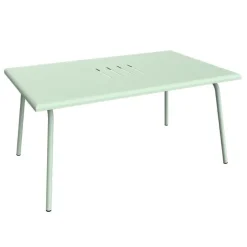 Table basse Monceau rectangulaire coloris vert en acier Fermob - 92 x 57 cm