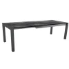 Table coloris noir en aluminium Stern