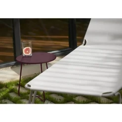 Table d'appoint cocotte coloris rouge en acier Fermob - 36 cm