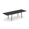 Table en acier gris anthracite Emu Plus4 - 160/270 x 90 cm