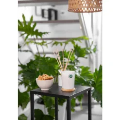 Table en métal noir Ø30xH.48,5 cm